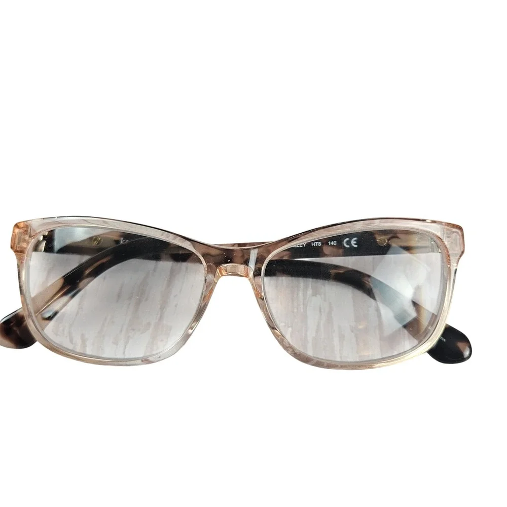 Kate Spade Calley HT8 eyeglasses, transparent pink havana acetate 52‎ 140